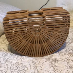 Vintage bamboo purse